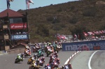 Yates about to cause Turn 2 Crash